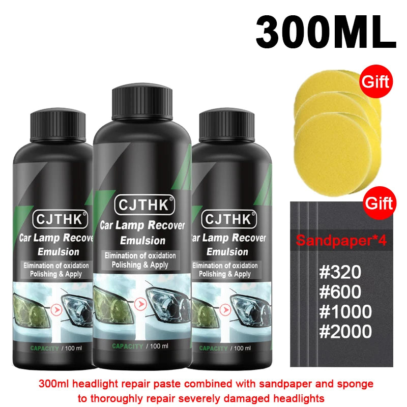 Car Headlight Restoration Polishing Kits Premium Quality Replacement Accessory