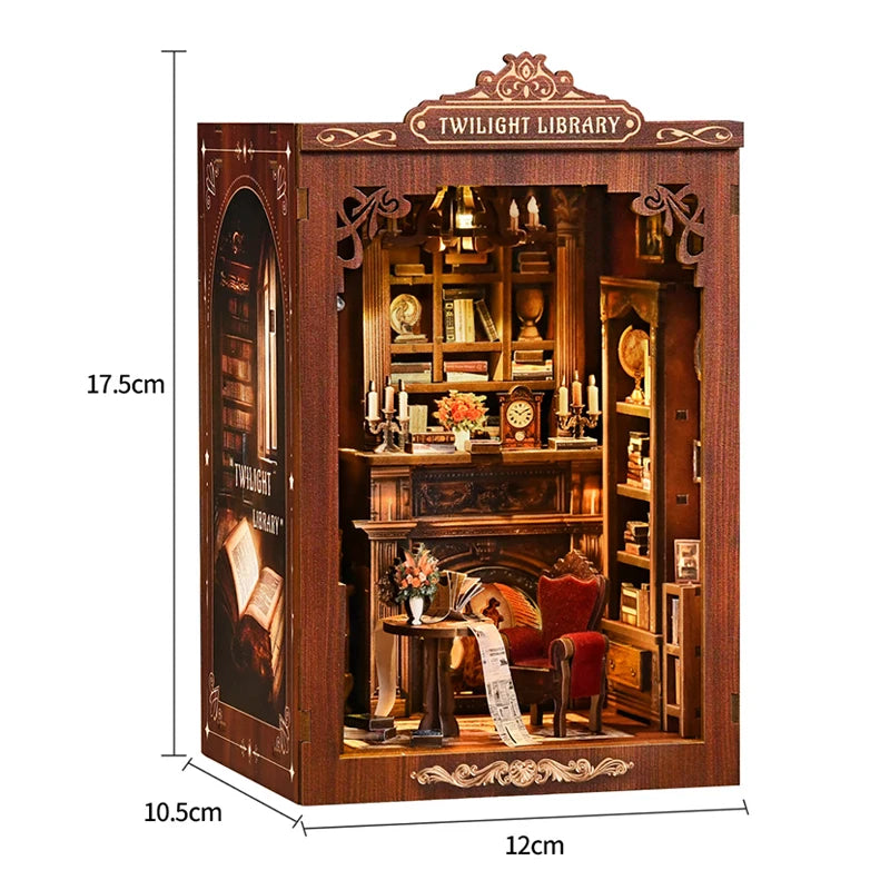 DIY Book Nook Kit Retro Premium Quality Replacement Accessory