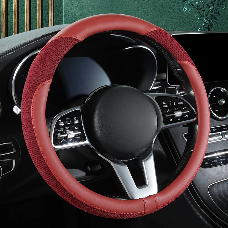Car Steering Wheel Cover Premium Steering Wheel Cover Anti-Slip Comfort