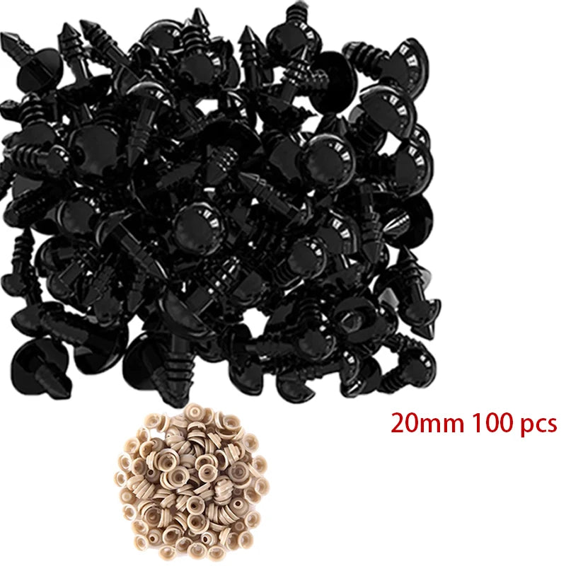 5/6//7/8/9/10/12/14/18/20mm Plastic Safety Eyes For Premium Quality Replacement Accessory