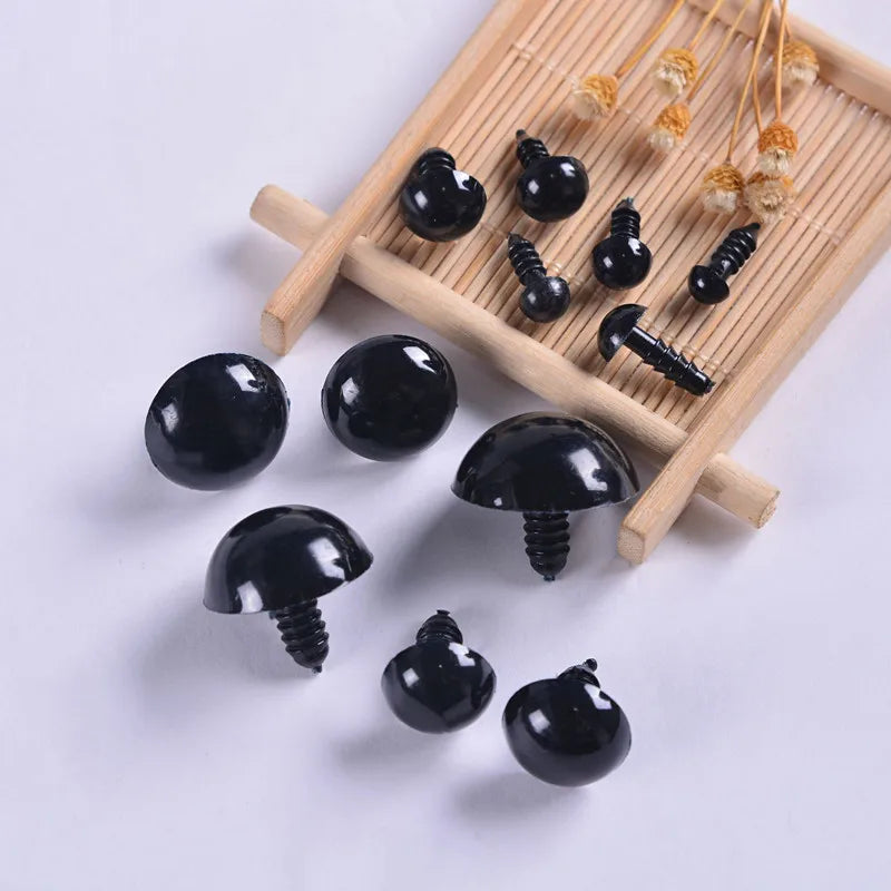 5-16mm Eyeball Doll Accessories Black Doll Making Safety Eyes Craft Supply