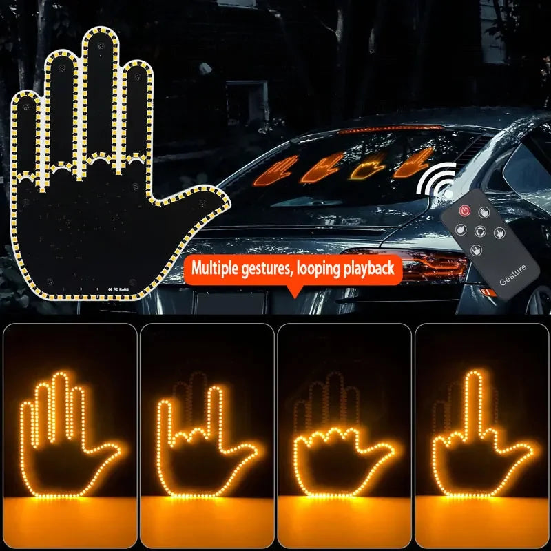 Car Finger Light With Remote Premium Quality Replacement Accessory