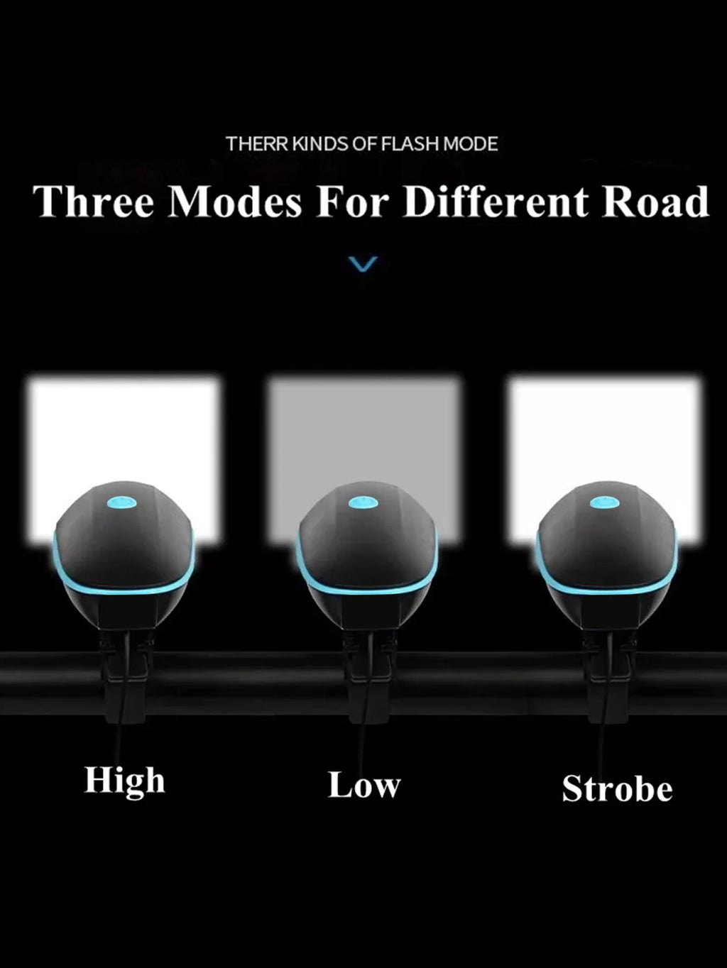 Bicycle LED Head Light with Premium Quality Replacement Accessory