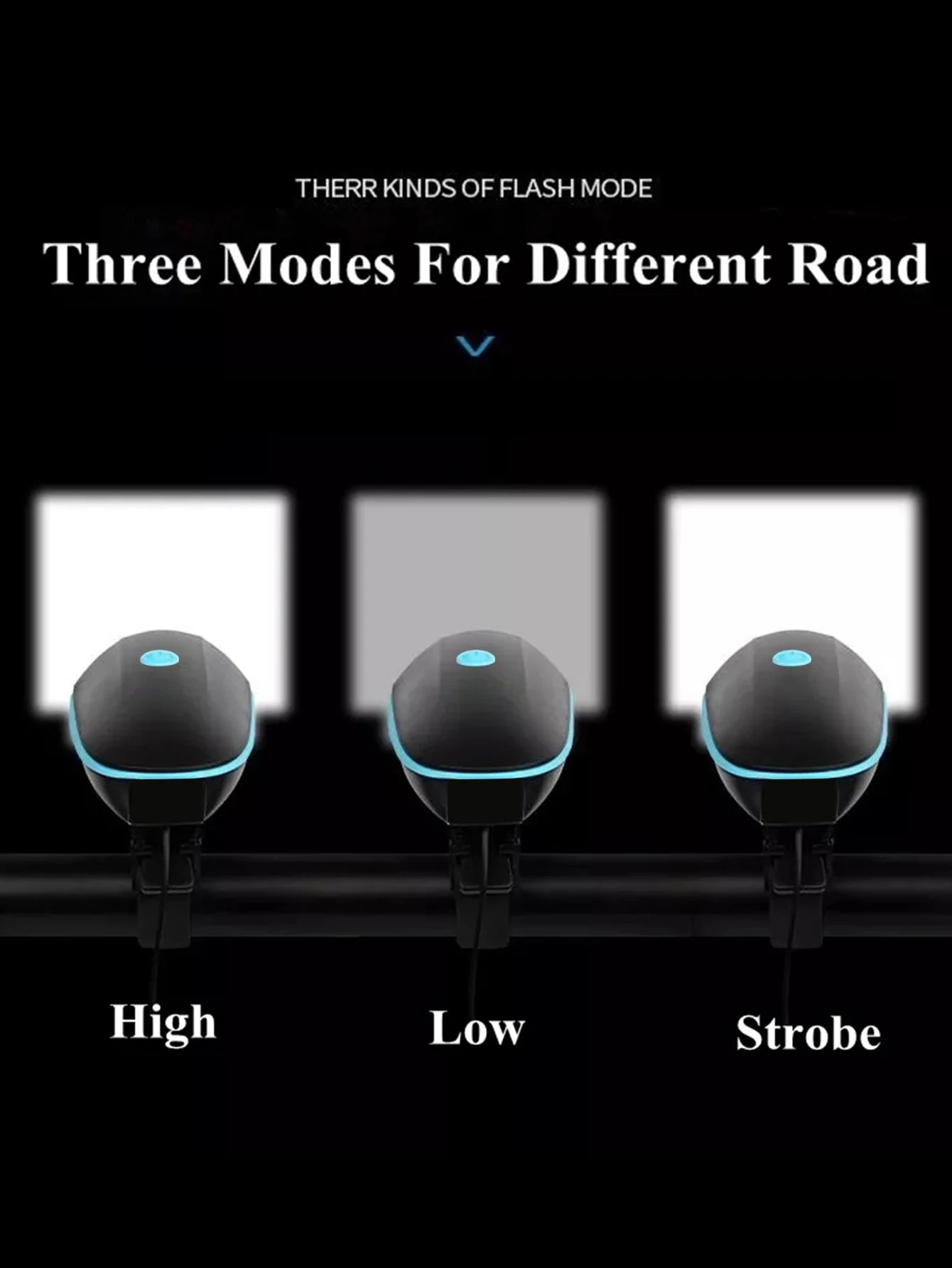 Bicycle LED Head Light with Premium Quality Replacement Accessory