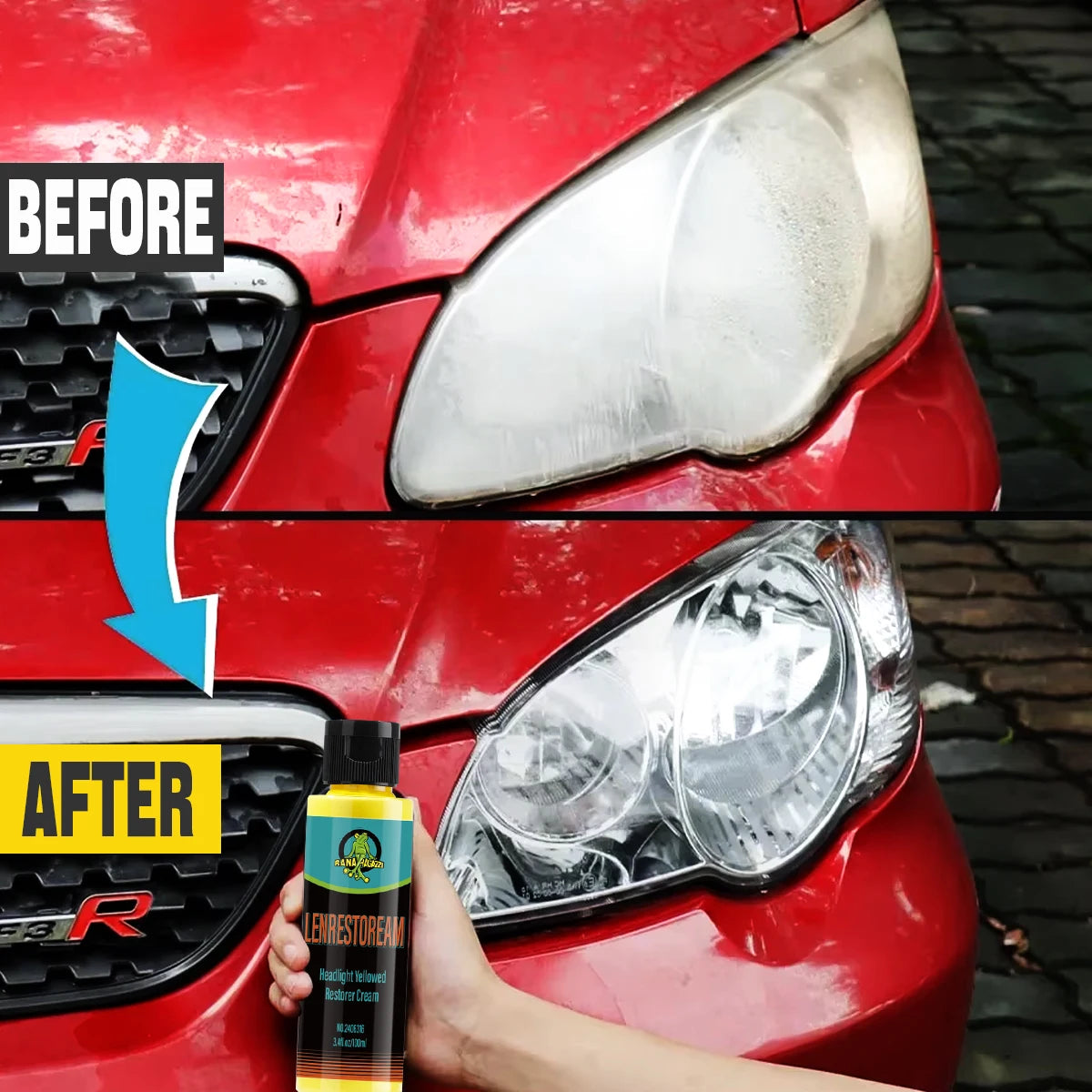 Car Headlight Liquid Polymer Polisher Premium Quality Replacement Accessory