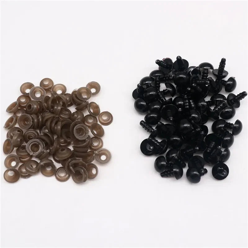 5-16mm Eyeball Doll Accessories Black Doll Making Safety Eyes Craft Supply