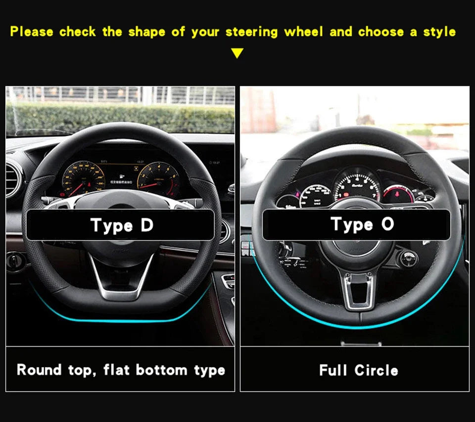Universal Car Steering Wheel Cover Steering Wheel Cover Anti-Slip Comfort
