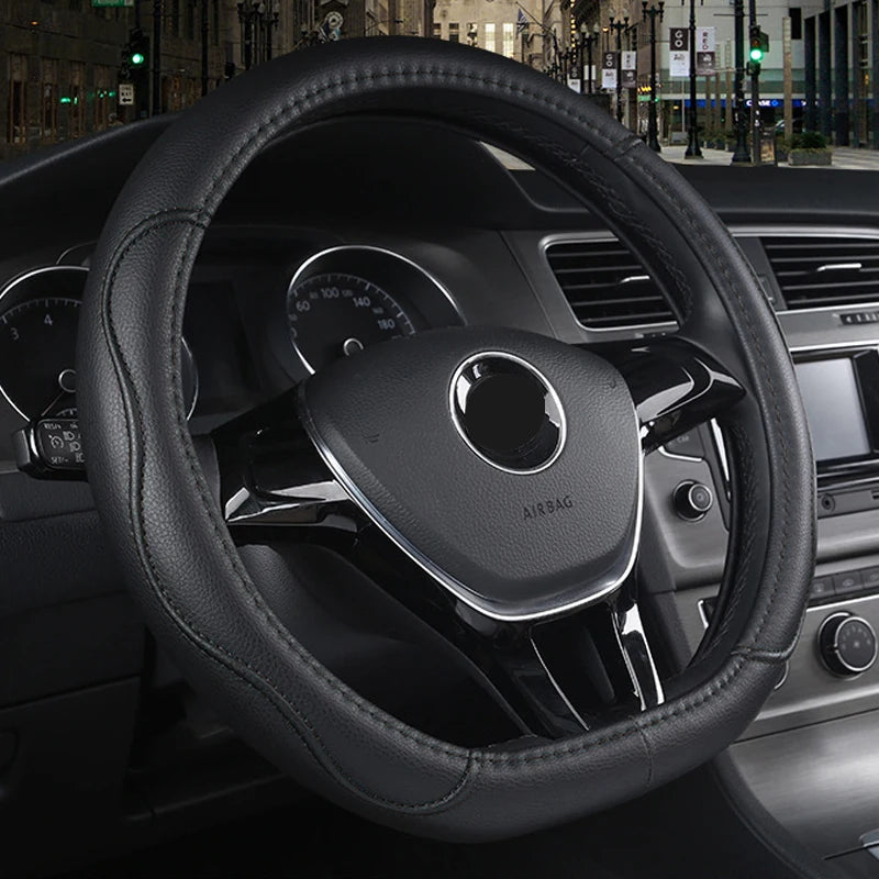 D Type Car Steering Wheel Steering Wheel Cover Anti-Slip Comfort