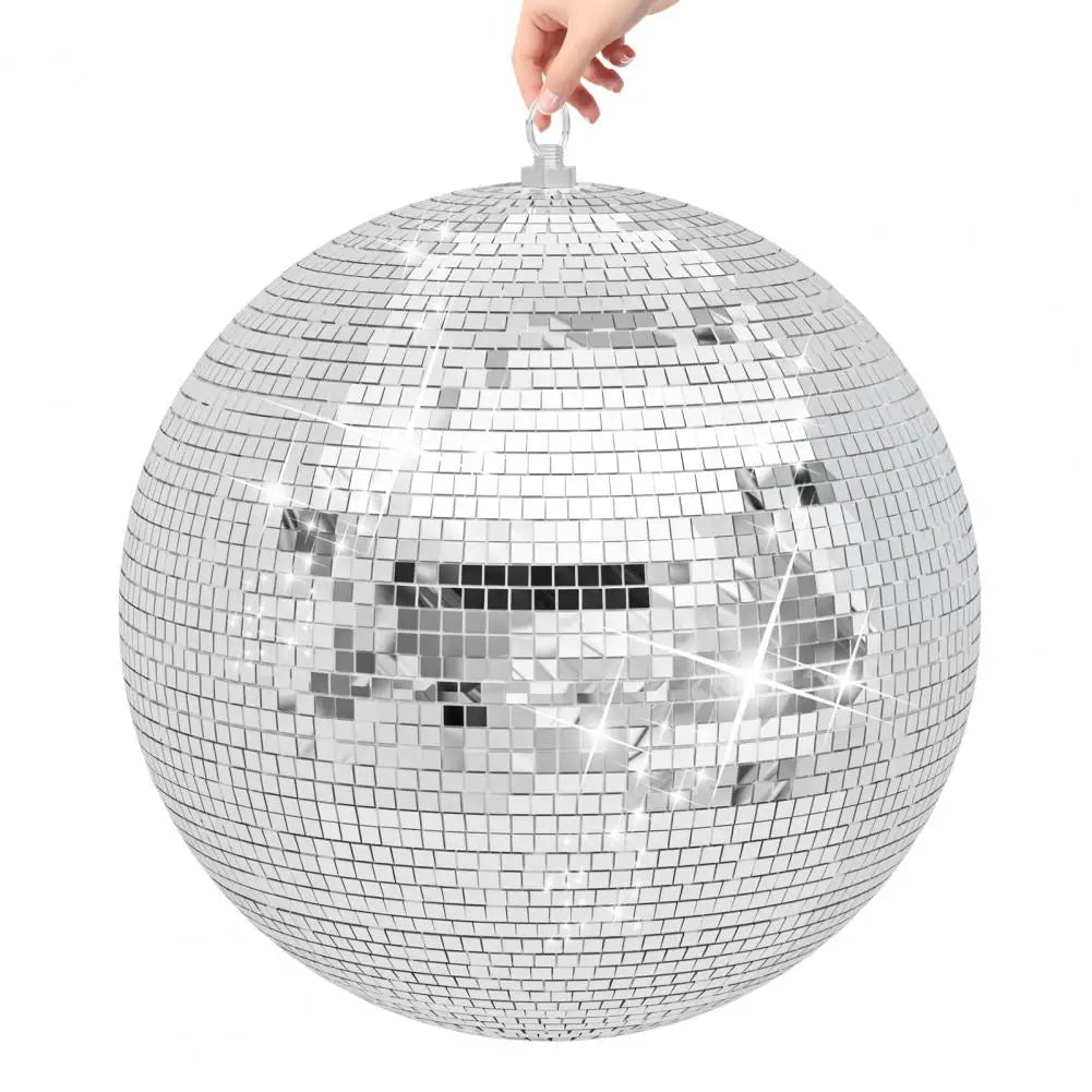 Large Disco Ball, Hanging Ball, Silver Color Ball, Big Ball Wedding Decoration (16Inch)