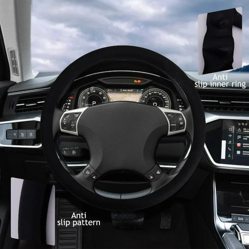 Car Steering Wheel Cover Universal Steering Wheel Cover Anti-Slip Comfort