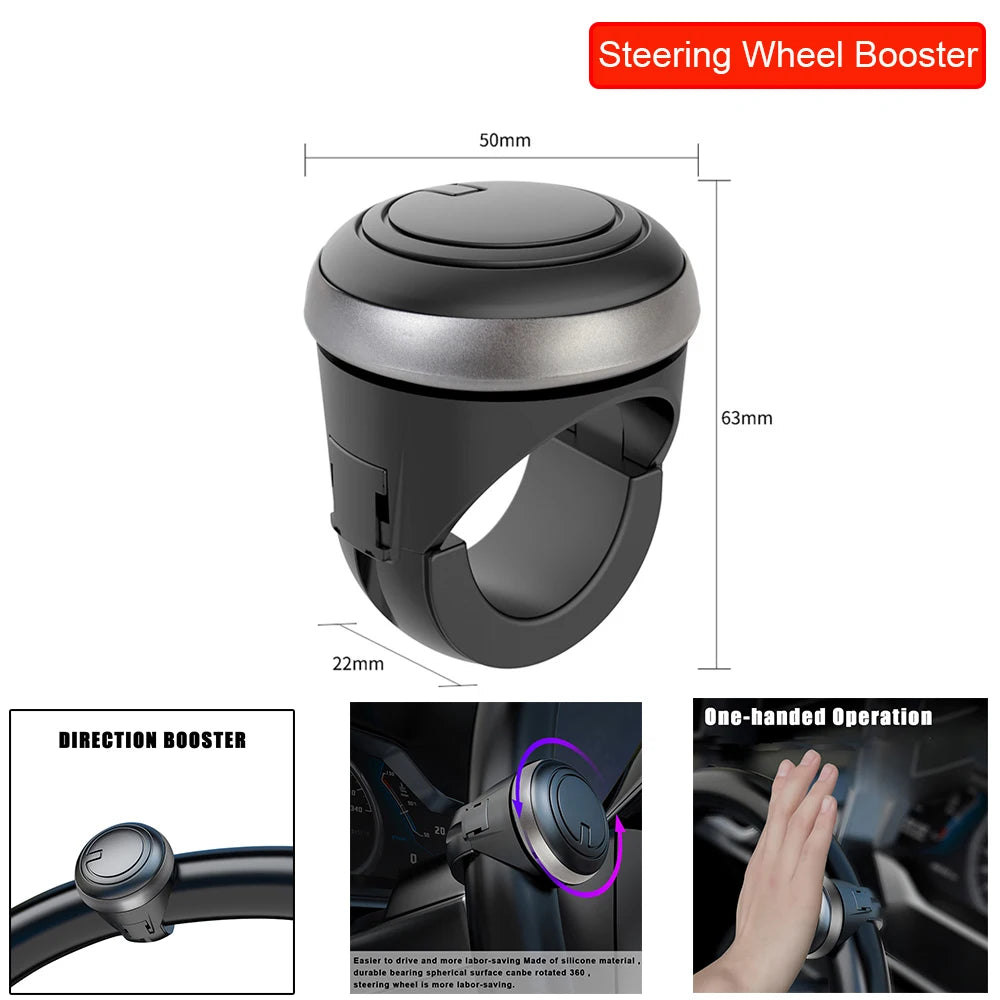Labor Saving Car Steering Wheel Steering Wheel Cover Anti-Slip Comfort