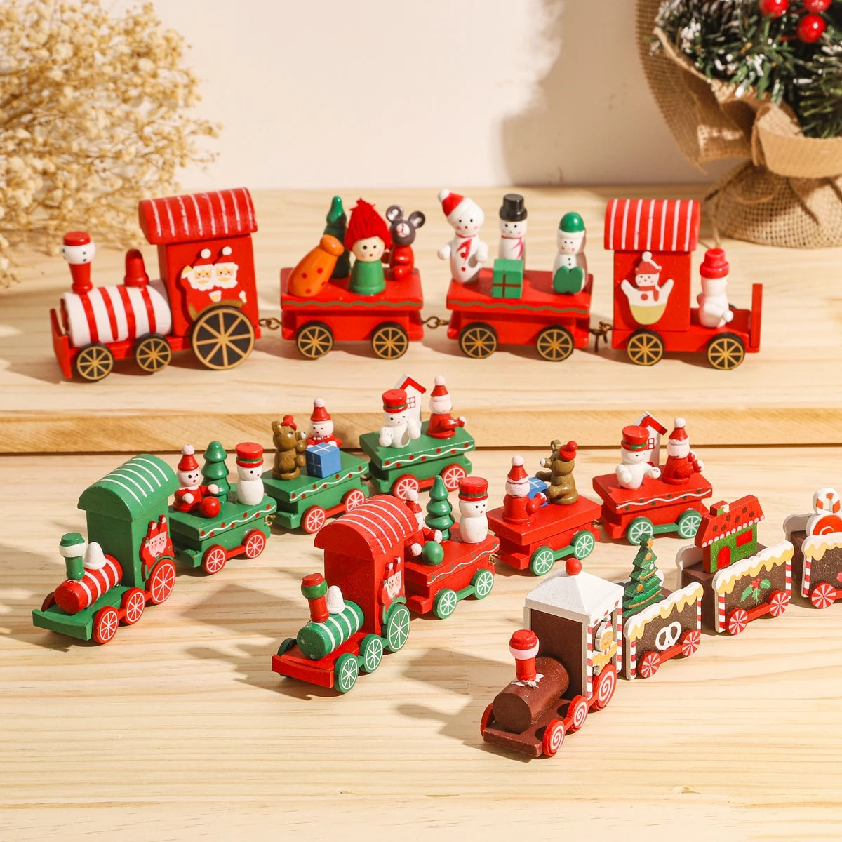 Christmas Train Merry Christmas Decorations For Home Ornament Xmas Navidad Noel Gifts Happy New Year 2026 Gifts