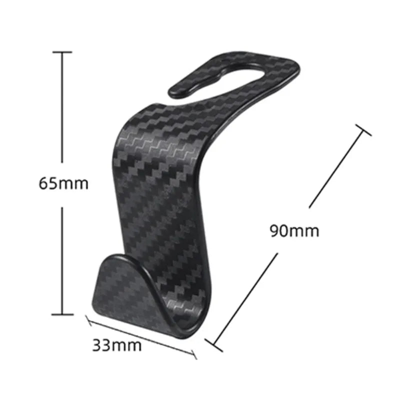 Carbon Fibre Hook Car Seat Premium Quality Replacement Accessory