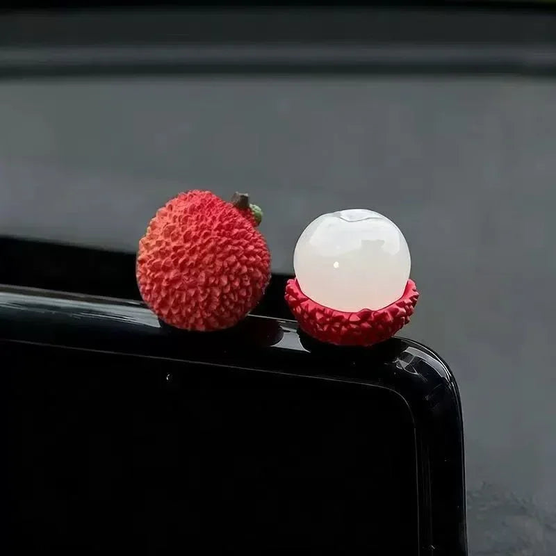 Cute Fruit-Shaped Car Dashboard Ornament, Car Dashboard Ornament Decoration