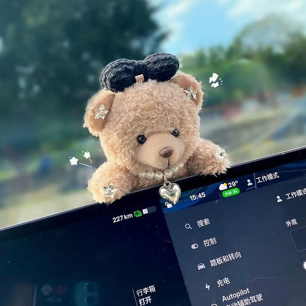 Car Decoration Interior Bear Screen Car Dashboard Ornament Decoration