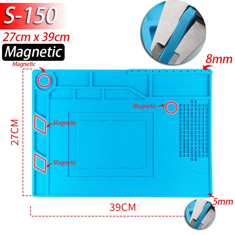 Soldering Station Mat Silicone Work Premium Quality Replacement Accessory