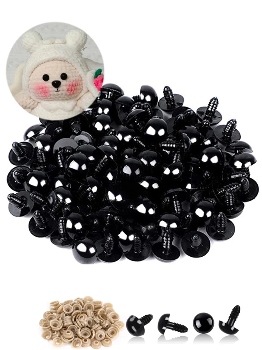 5/6//7/8/9/10/12/14/18/20mm Plastic Safety Eyes For Premium Quality Replacement Accessory