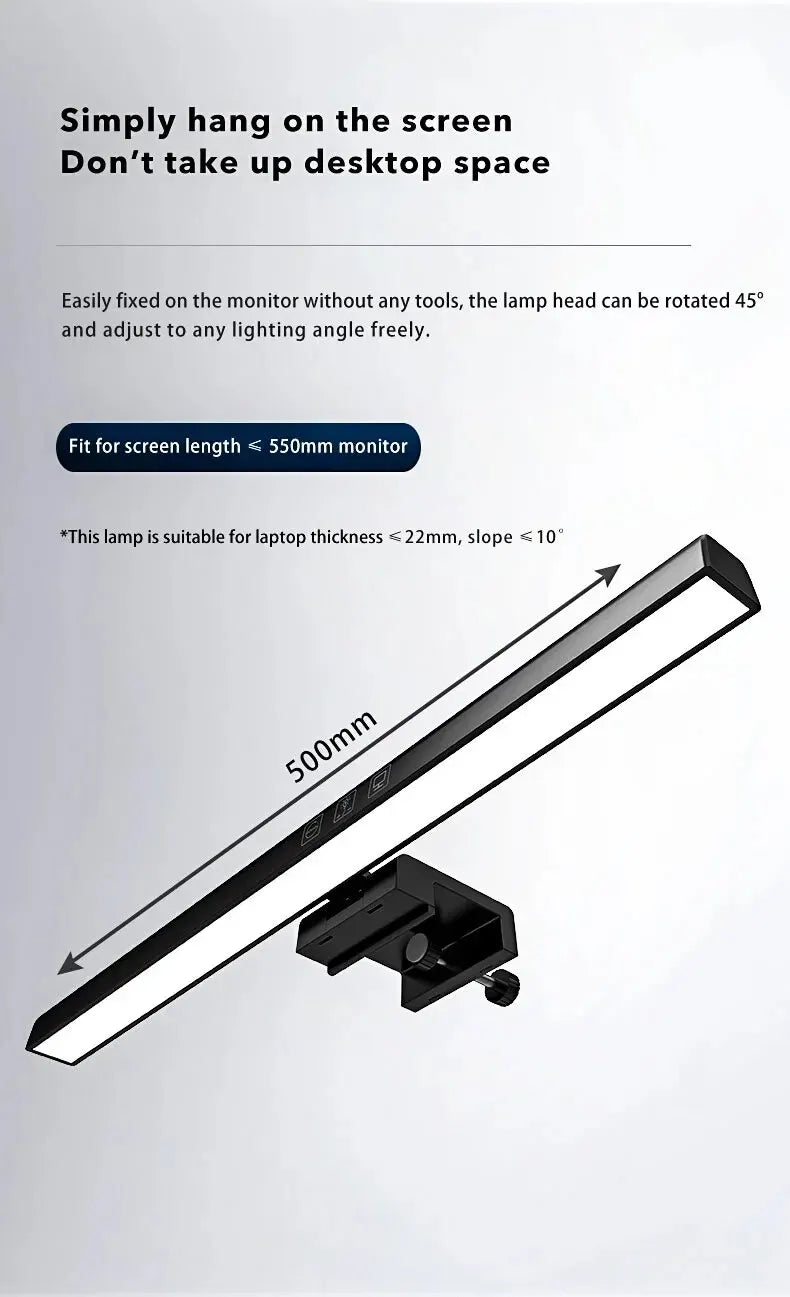LED Desk Lamp Monitor Light LED Computer Monitor Light Bar Desk Lamp