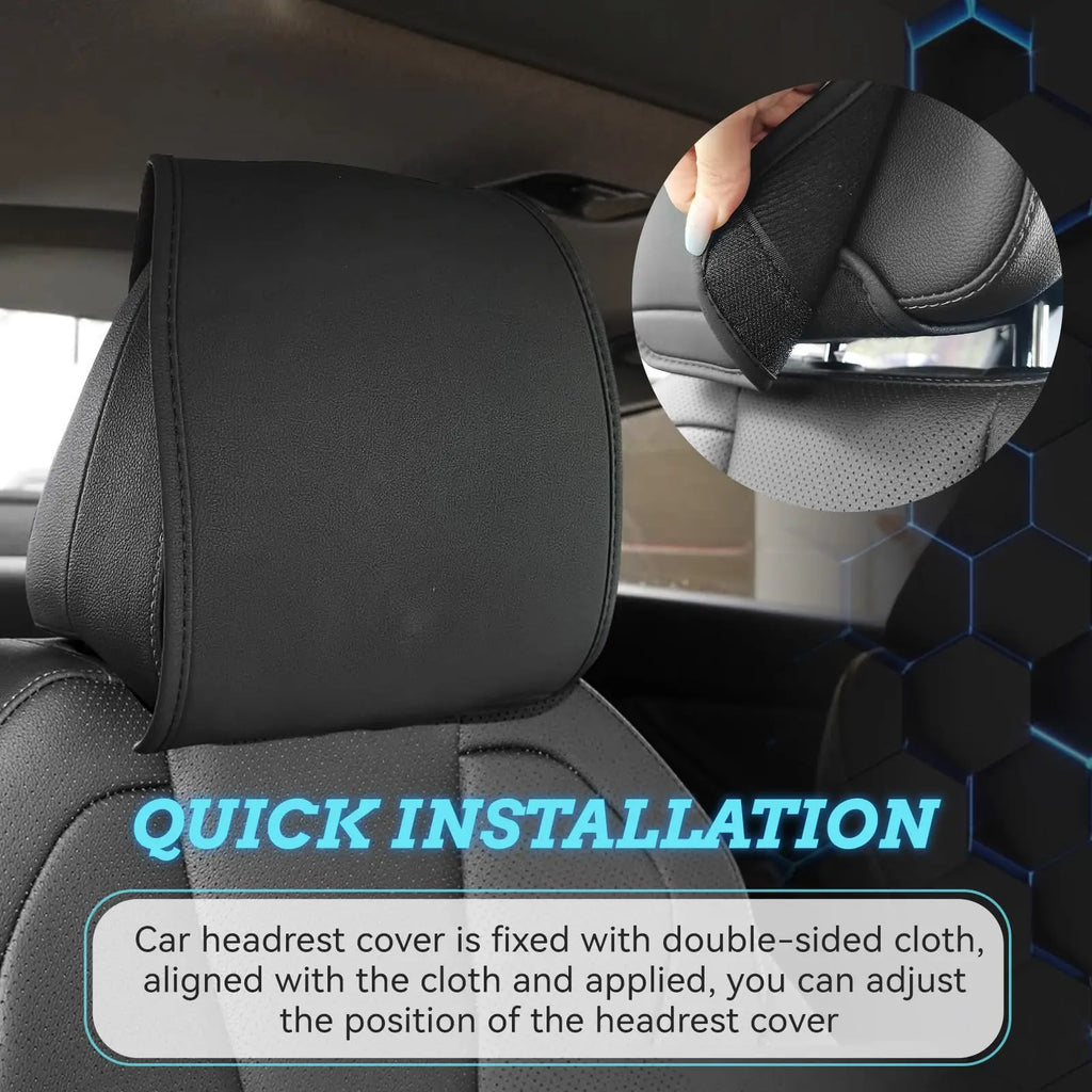 Car Headrest Covers for Seat Premium Quality Replacement Accessory