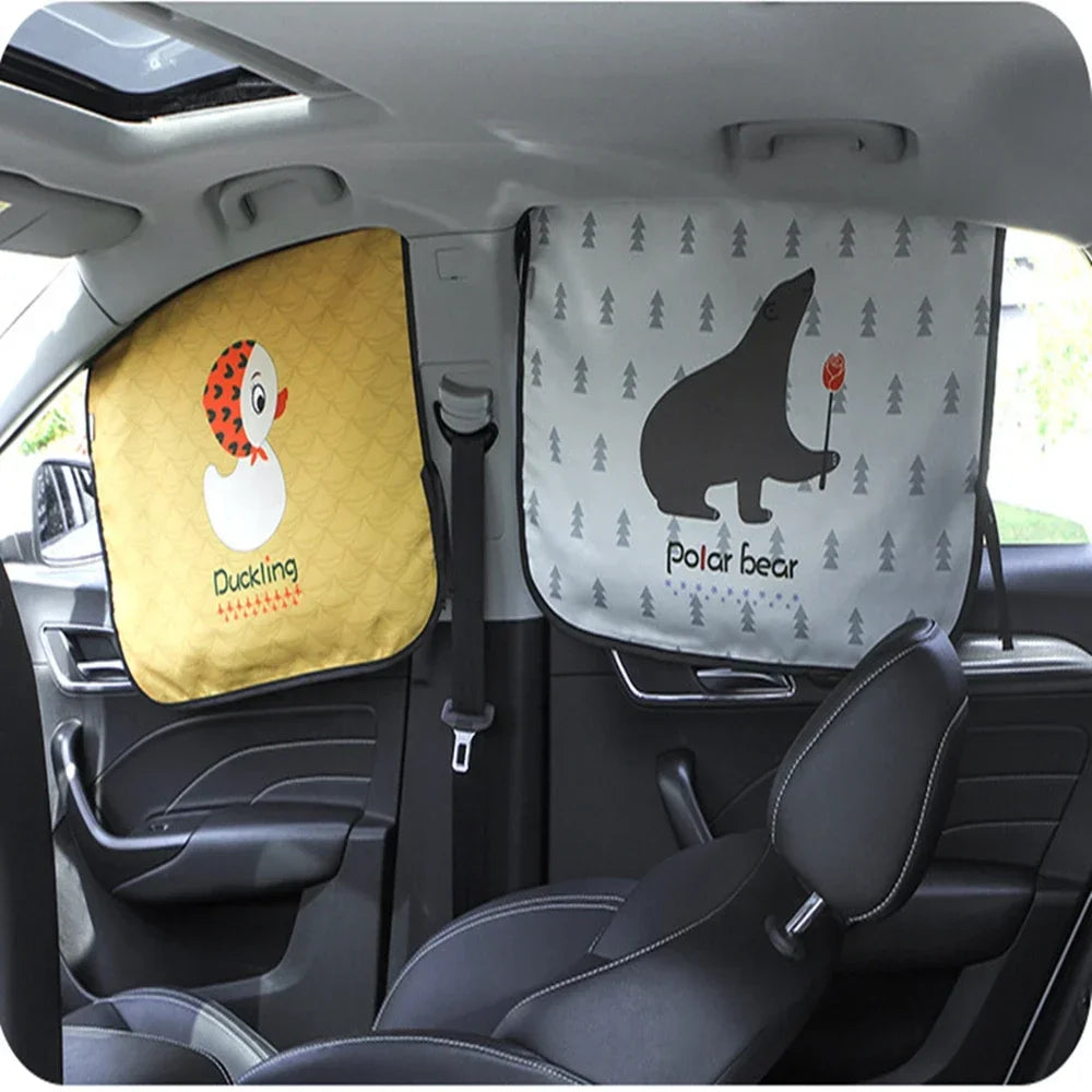 Cartoon Universal Side Window Sunshade Car Sun Shade UV Protector