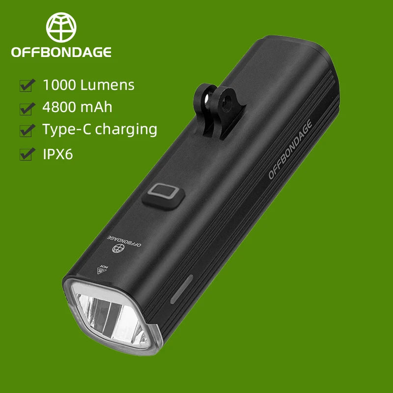 OFFBONDAGE Bike Front Light Rainproof Premium Quality Replacement Accessory