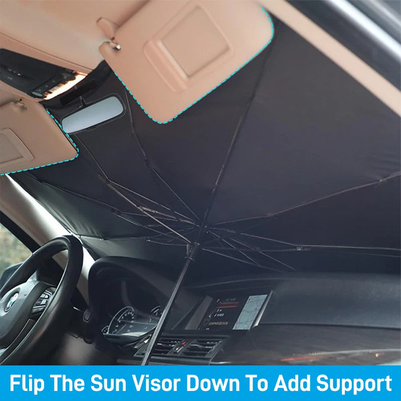 Cartoon Eyes parasol Car Sunshade Car Sun Shade UV Protector