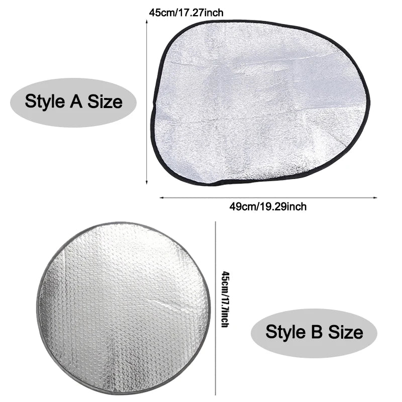 Car Steering Wheel Sun Shade Steering Wheel Cover Anti-Slip Comfort