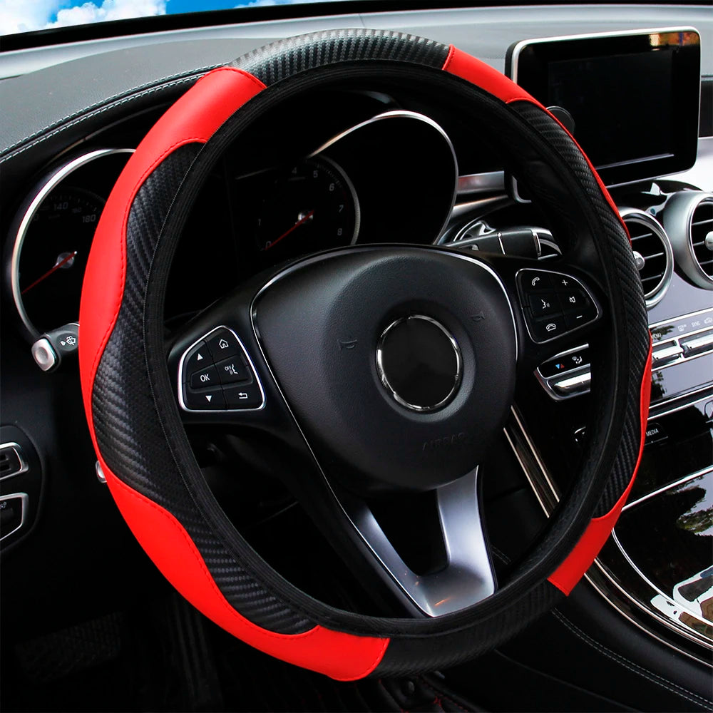 Car Steering Wheel Cover Breathable Steering Wheel Cover Anti-Slip Comfort