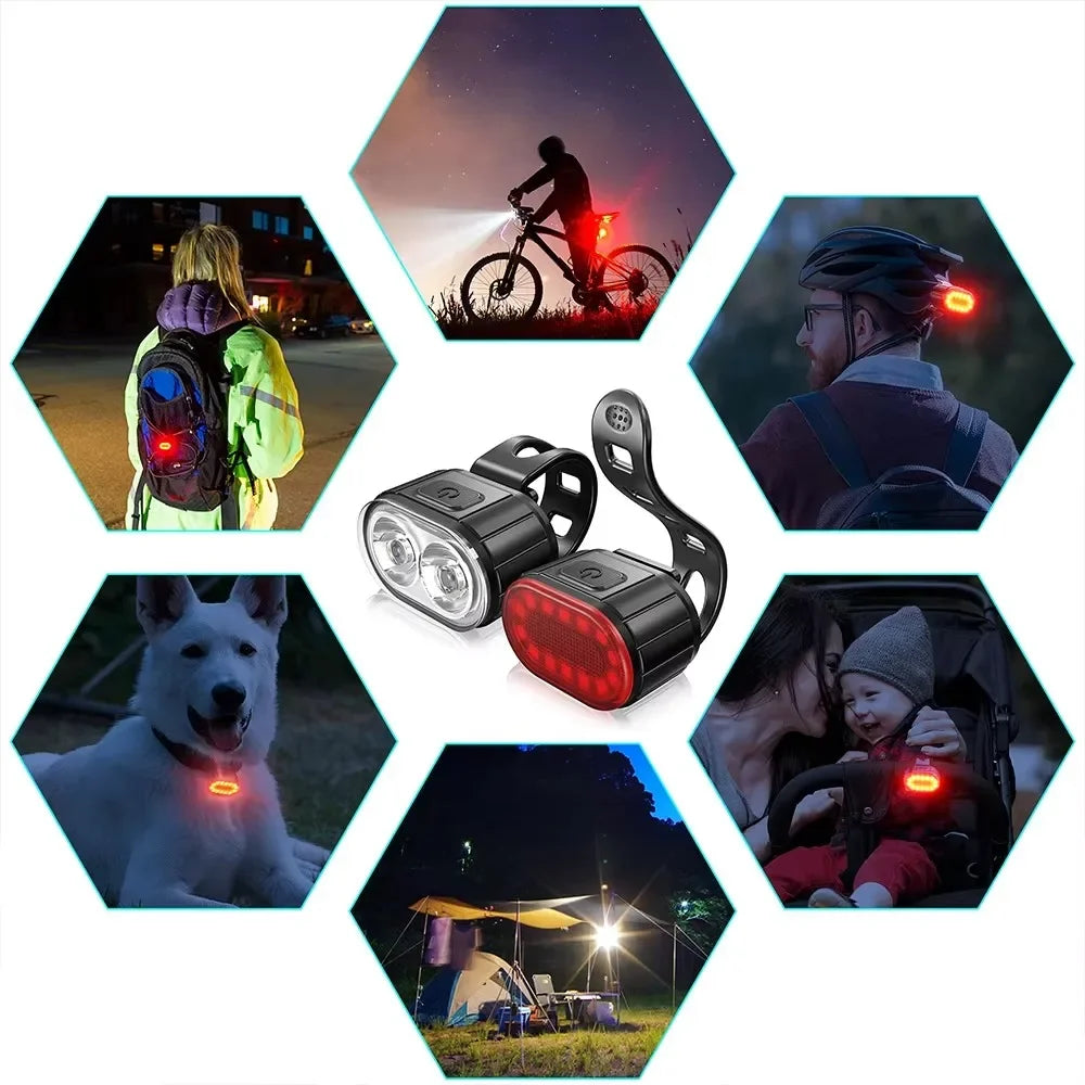 Cycling Bicycle Front Rear Light Premium Quality Replacement Accessory