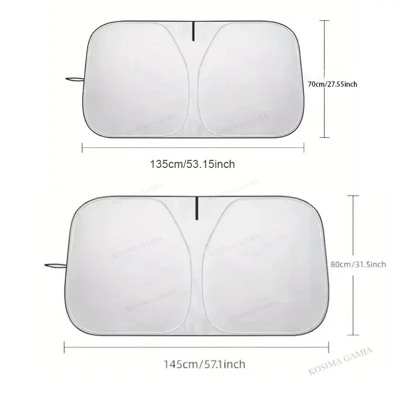 Auto Folding Sun Shade Windshield Car Sun Shade UV Protector
