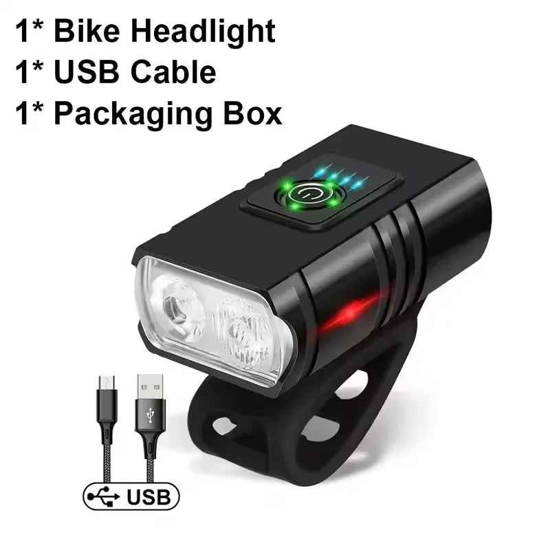 9 LED Bicycle Headlight USB Premium Quality Replacement Accessory