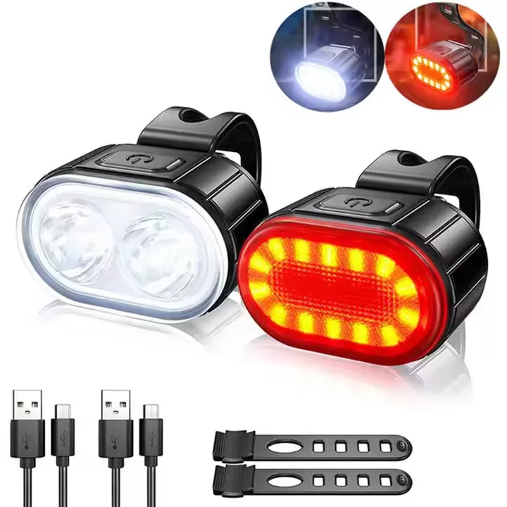 Cycling Bicycle Front Rear Light Premium Quality Replacement Accessory