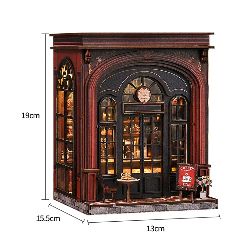 DIY Book Nook Kit Retro Premium Quality Replacement Accessory