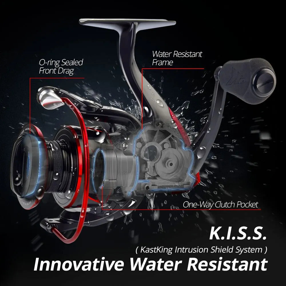 KastKing Sharky III Ball Bearings10+1 Premium Quality Replacement Accessory.   Product is a KastKing Sharky III Ball Bearings 10+1 18KG Max Drag Spinning Fishing Reel Durable Metal.