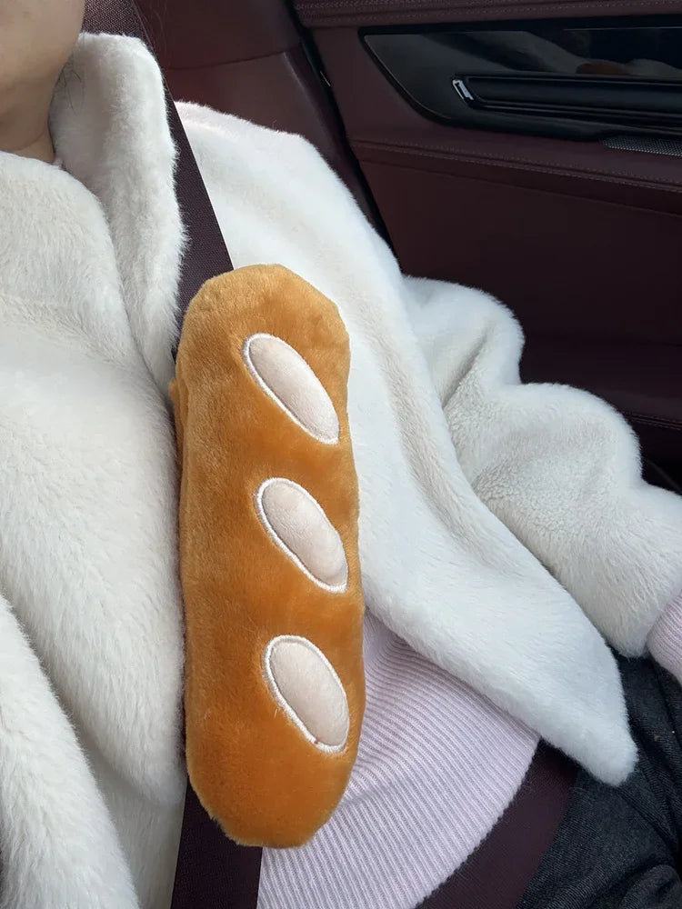 Cute Croissant Car Headrest Neck Premium Quality Replacement Accessory