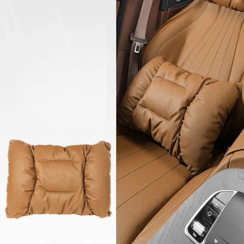 Memory Leather Car Headrest Neck Premium Quality Replacement Accessory