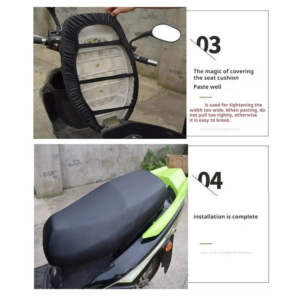 Motorcycle Seat Cover Waterproof Rain Premium Quality Replacement Accessory