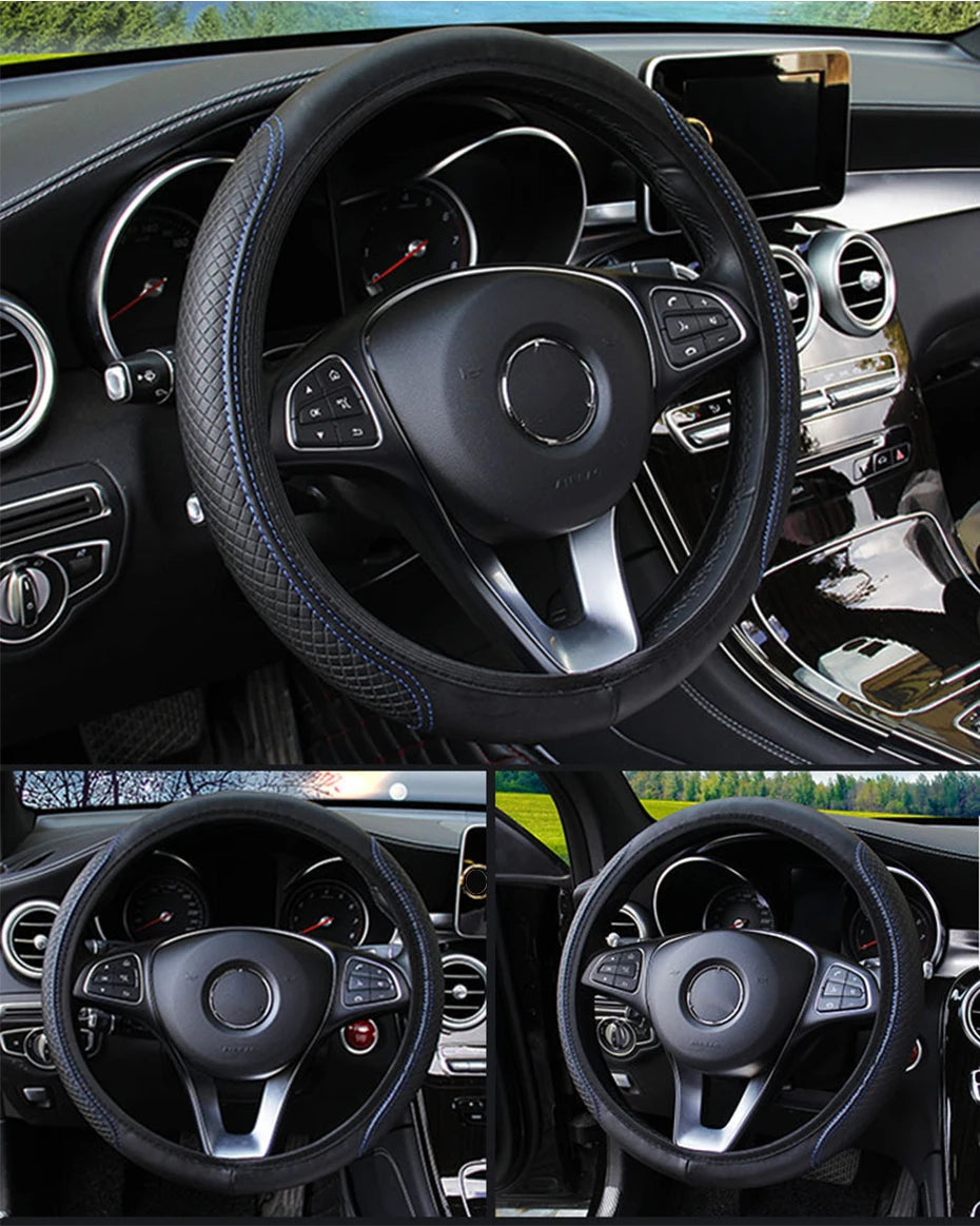 37-39CM Steering Wheel Cover Anti Steering Wheel Cover Anti-Slip Comfort