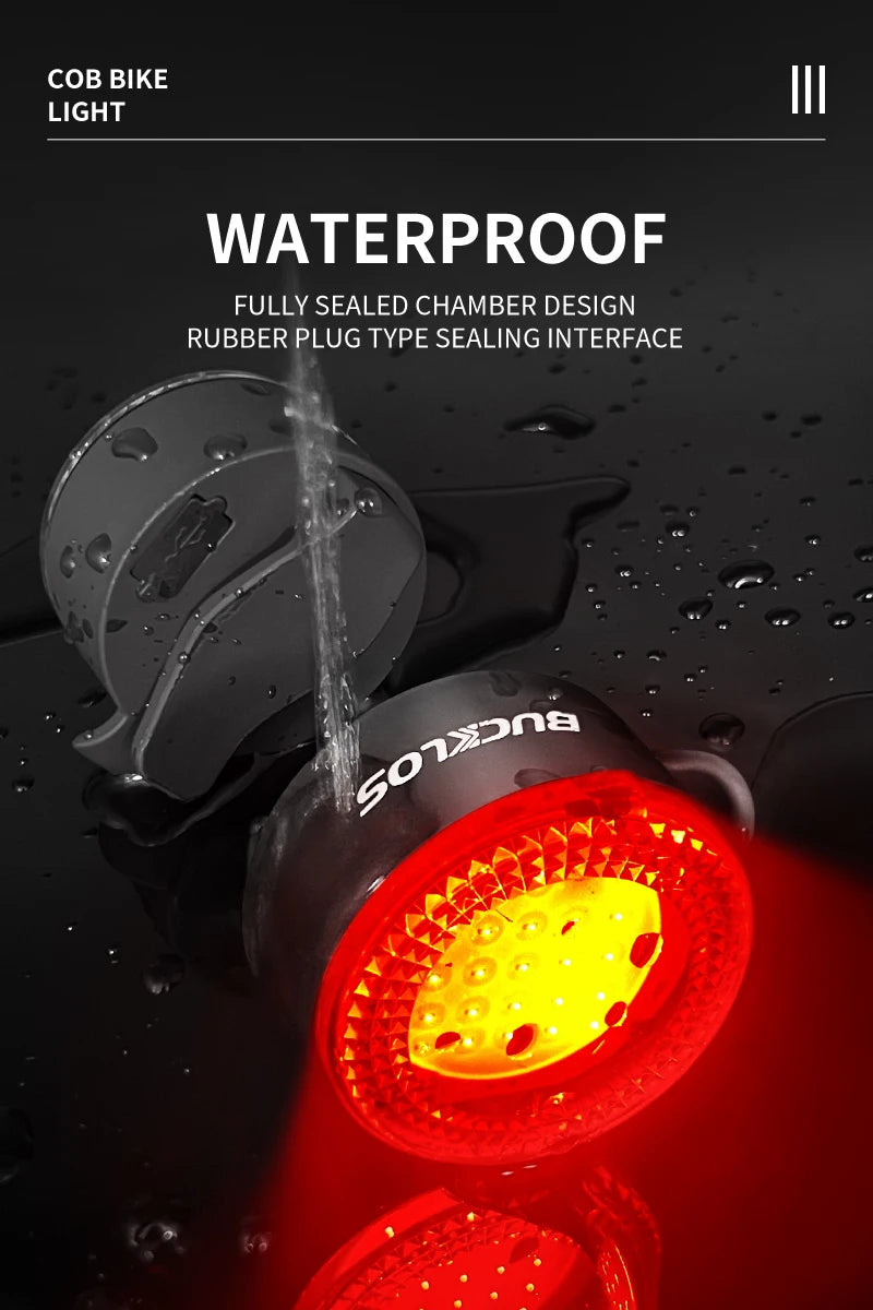 BUCKLOS COB Bike Taillights Headlight Premium Quality Replacement Accessory