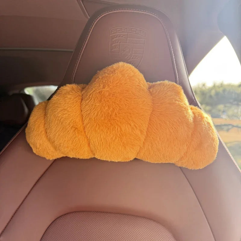 Cute Croissant Car Headrest Neck Premium Quality Replacement Accessory