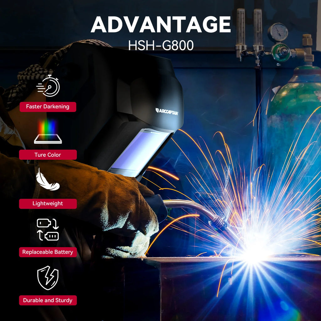 ARCCAPTAIN Welding Helmet Auto Darkening Premium Quality Replacement Accessory