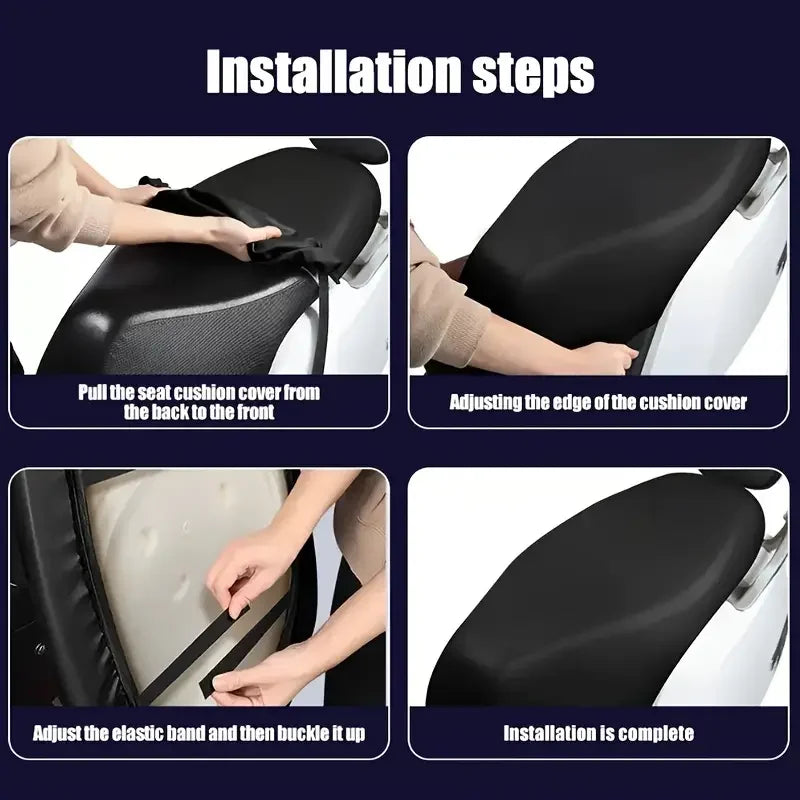 1 pc Motorcycle Black Seat Premium Quality Replacement Accessory