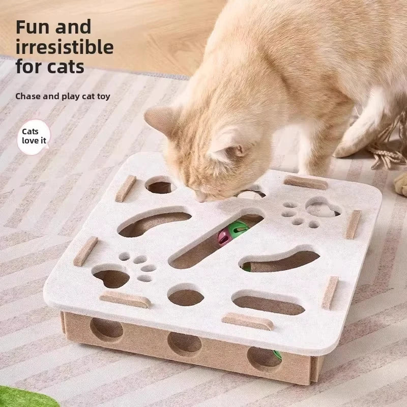 Cat Puzzle Toy Felt Box Premium Quality Replacement Accessory