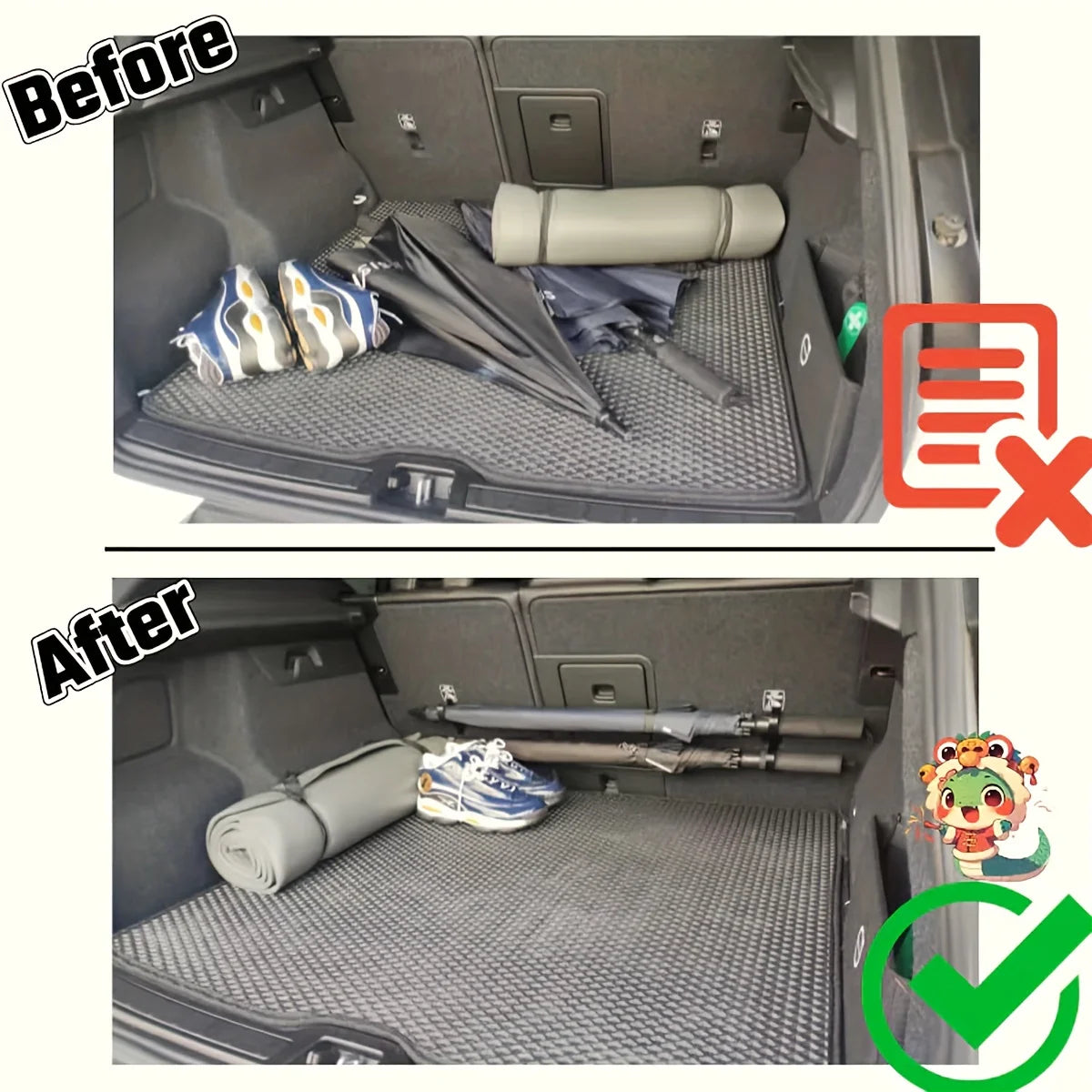 Lot of 2 Car Umbrella Premium Quality Replacement Accessory