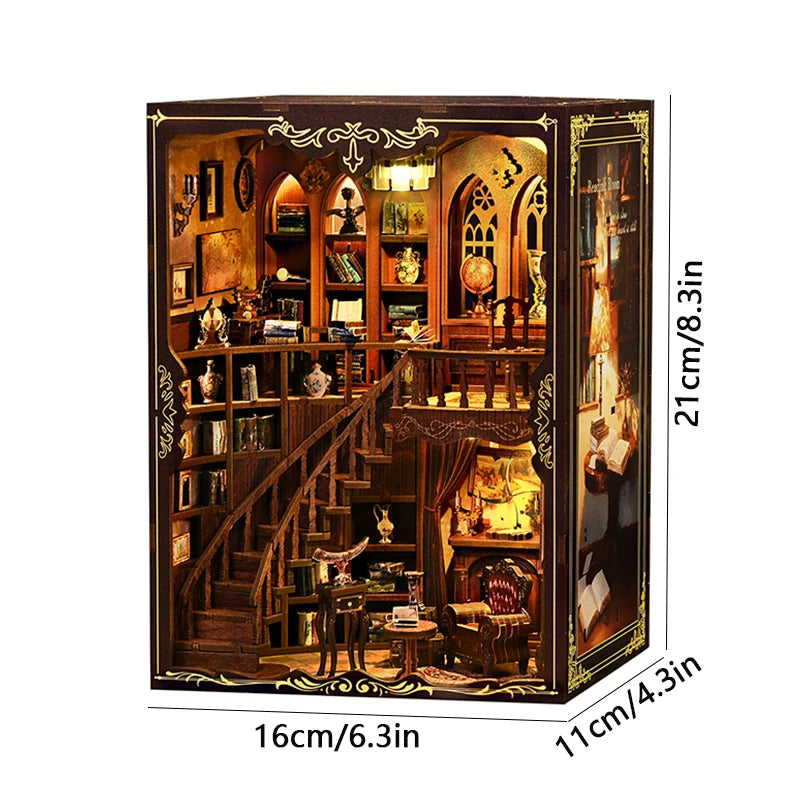 DIY Book Nook Kit Retro Premium Quality Replacement Accessory