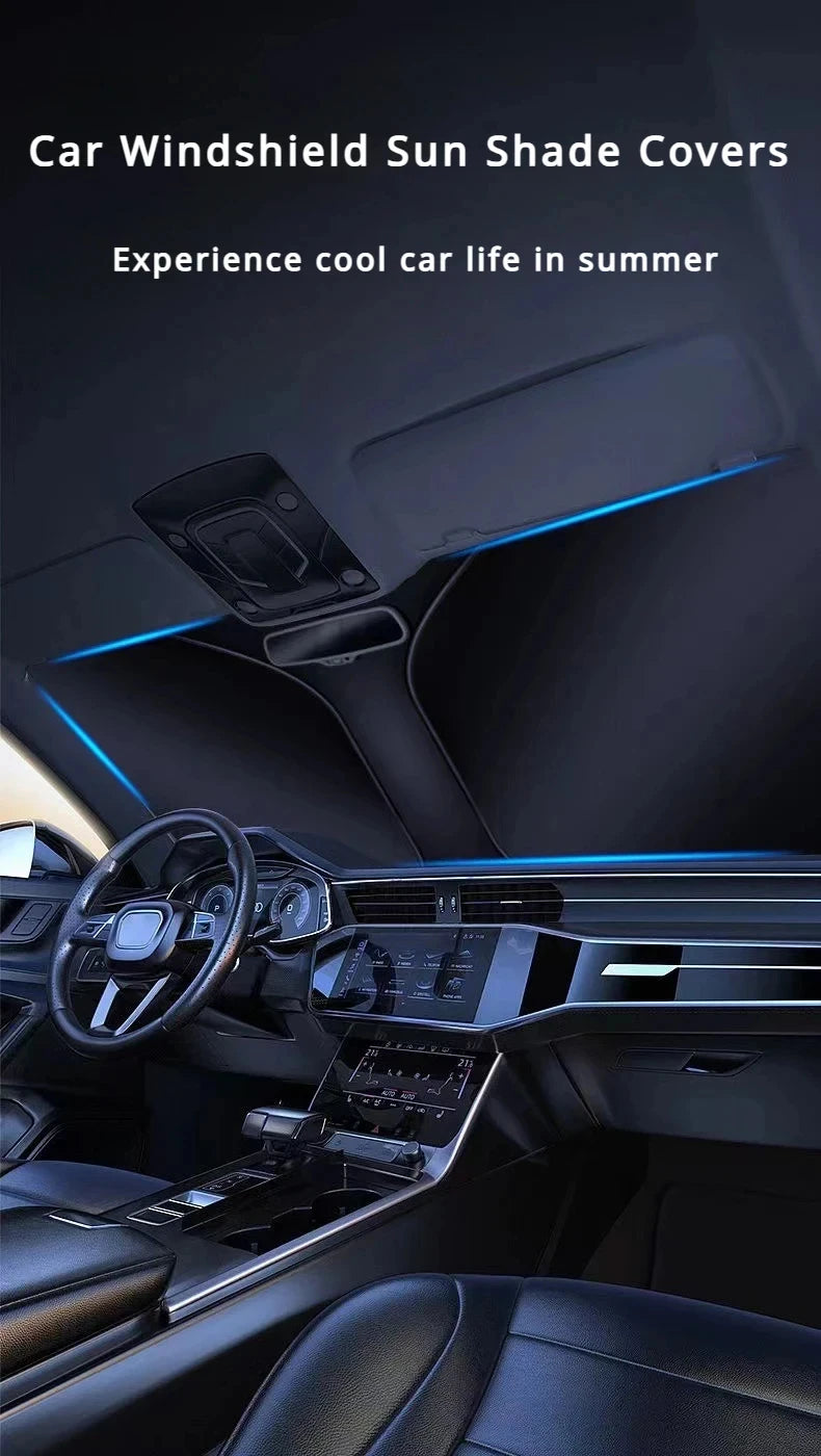 Auto Folding Sun Shade Windshield Car Sun Shade UV Protector