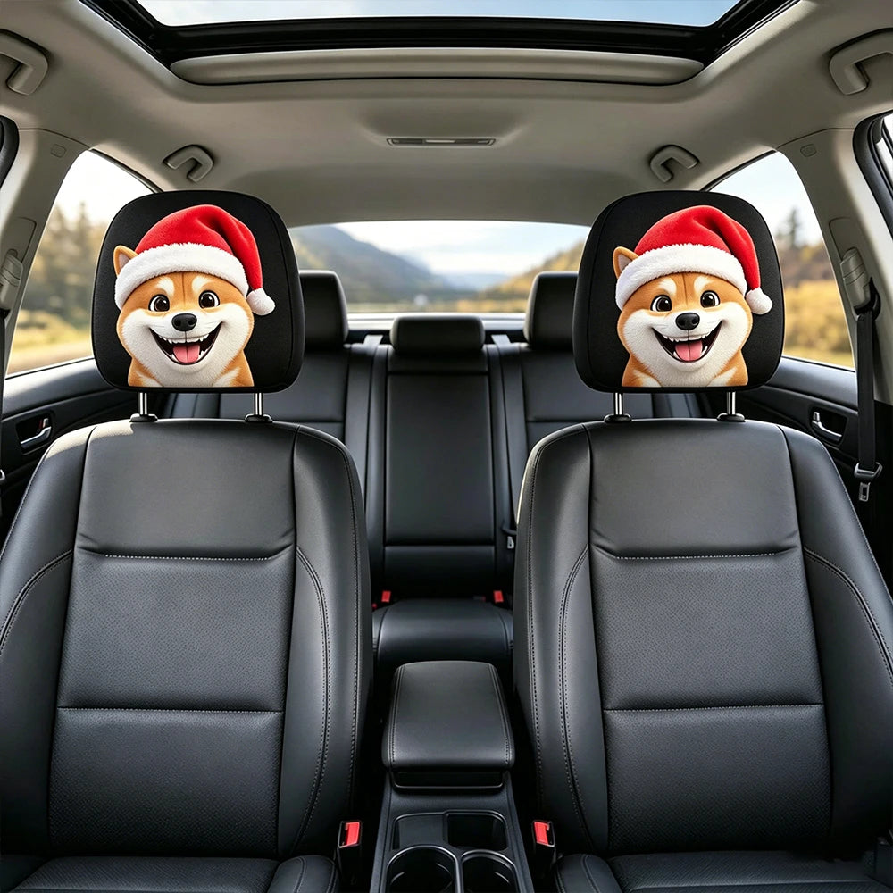 Car Headrest Funny Cover Accessories Car Dashboard Ornament Decoration
