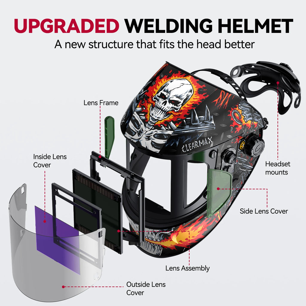 Auto Darkening Welding Helmet ARCCAPTAIN Premium Quality Replacement Accessory