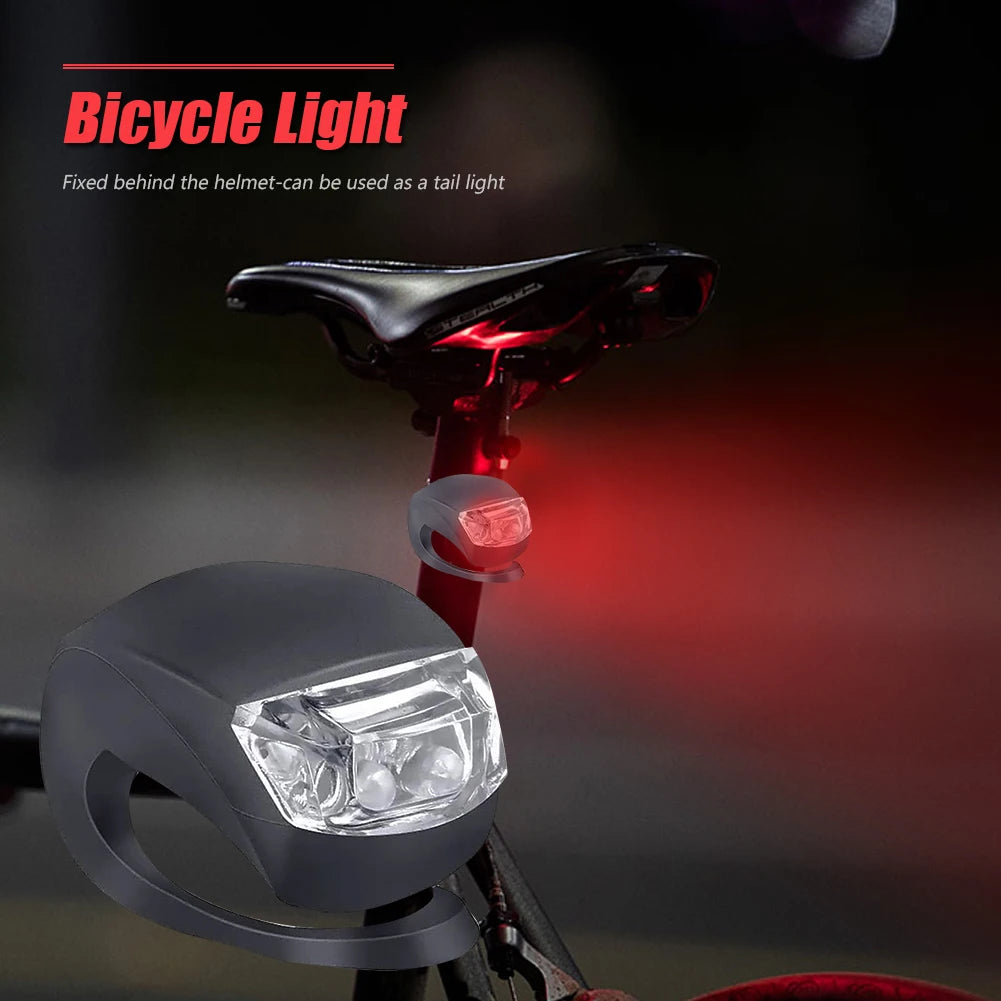 2-10pcs LED Silicone Bicycle Front Premium Quality Replacement Accessory