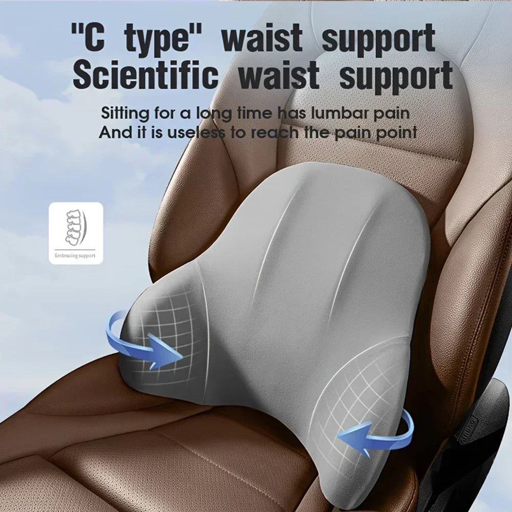 Ergonomic Car Headrest and Lumbar Premium Quality Replacement Accessory